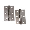Infinity Decor 75mm (3Inch) Black Nickel Butt Hinges Pair –