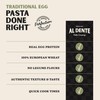 Al Dente Spinach Fettuccine – All-Natural, Hand-Crafted Egg Pasta. Traditional