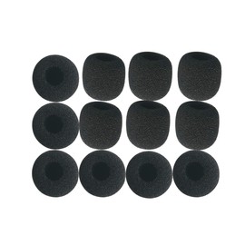 Canfon Lavalier Microphone Windscreens Replacement, 12 Pack Microphone Foam Covers, Mini Size, for Sony Boya Saramonic Maono.