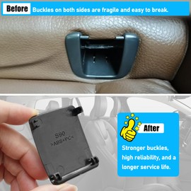 Jaronx Compatible with Volvo Child Seat Anchor Cover C40/S60/S90/V60/V90/XC40/XC60 2018 2019 2020 2021 2022 2023 2024 2025, ISOFIX Rear Seat Latch Anchor Cover for Volvo 31685072 31685074