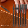 Prong Chisel Slot Punch DIY Cutter Portable Leather Cutting Tool