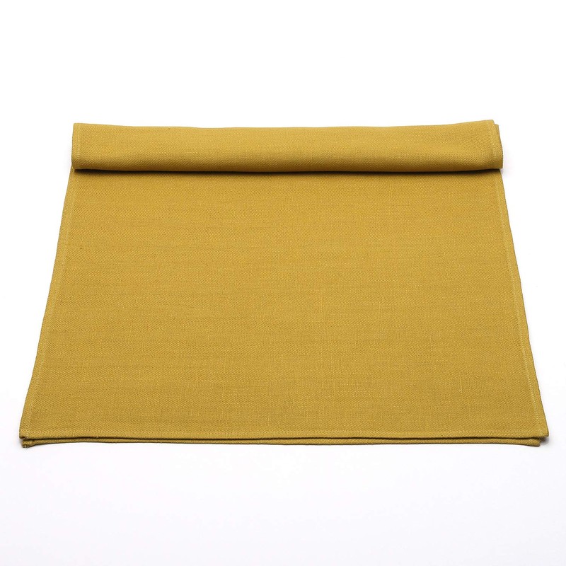 Citrine Linen Runner Lara