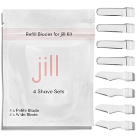 Dermaplane Razor Refills by Jill Razor | 8 Single-Use Dermaplane Refill Blades for 8 Shaves, Facial Hair Remover for Sensitive Skin Exfoliation | Requires Jill Starter Kit Purchased Separately