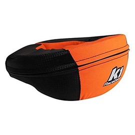 K1 Race Gear Neck Protector Brace (Carbon/Orange, Junior)