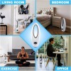 Comfort Zone 28" Oscillating Bladeless Tower Fan with Remote Control,