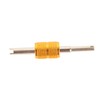 1/4in Valves Core Brass Tee Adapter Quick Coupler Access Tee