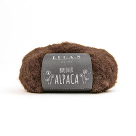 Luca-S Yarns Brushed Alpaca, Super Soft & Fluffy Alpaca Yarn, 25g - 125m, 89% Alpaca 11% Polyamide, 25g Aran Knitting Wool