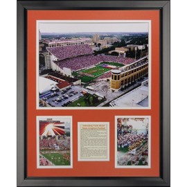 Legends Never Die Texas Longhorns - Darrell K. Royal Texas Memorial Stadium Framed Photo Collage, 16" x 20"