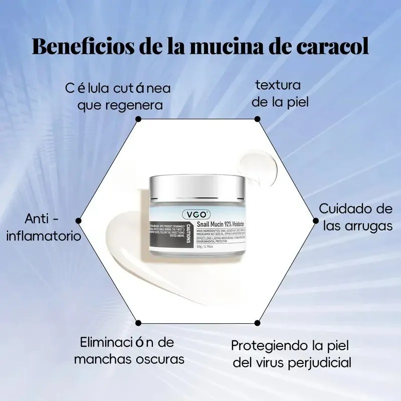 Vgo Crema Avanzada Caracol 92 Todo En Uno | Repara
