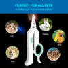 PAKEWAY Dog Nail Clippers with LED Light - Pet Nail