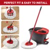 Microfiber Mop & Scrub Brush Refills For O-Cedar EasyWring 1