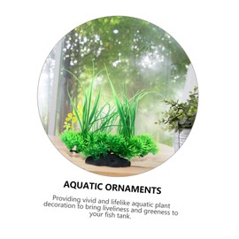 Sosoport Realistic Plastic Sea Grass Models Aquarium Water Plants for Tank Fish Pond Decorations