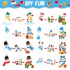 Qyeahkj 528 Pcs Winter Snowmen Craft Kits Winter Paper DIY