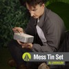 Summit Set of 2 Nesting Aluminium Mess Tins for Camping
