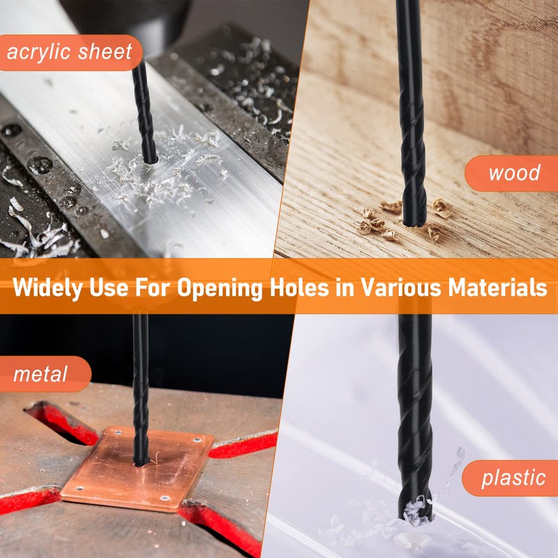 7 Pieces Masonry Drill Bits, Cross Bit Universal Drilling Tool
