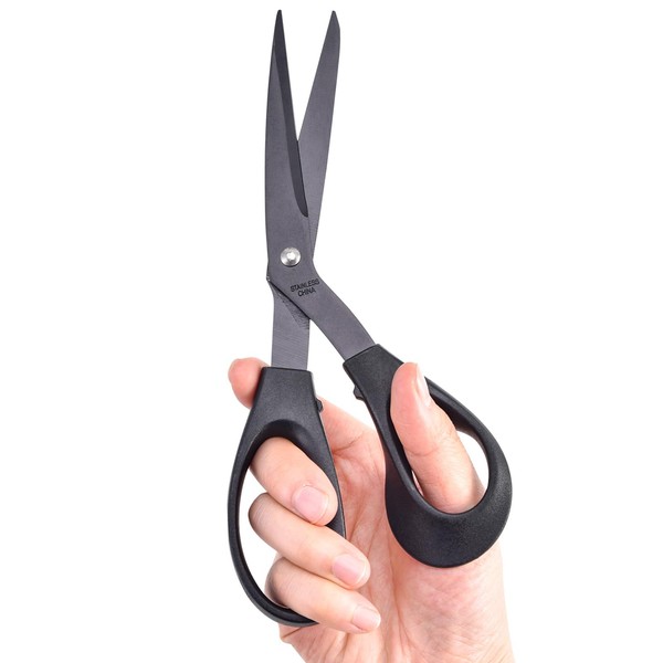SCAIKTIG 8.5‘’ Bent Fabric Scissors All Purpose Sharp Heavy Duty,