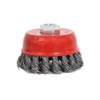 Wire Brush Angle Grinder Twist Knot Wire Brush Set Kit
