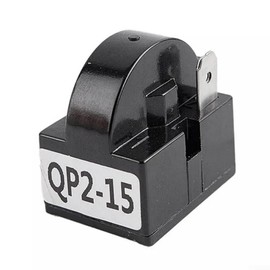Whychstore Refrigerator PTC Relay 15 Ohm 1 Pin Fridge Start Relay Cooler Compressor Starter Accessories