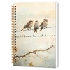 TWRVI His Eye Is On The Sparrow Christian Spiral Notebook,