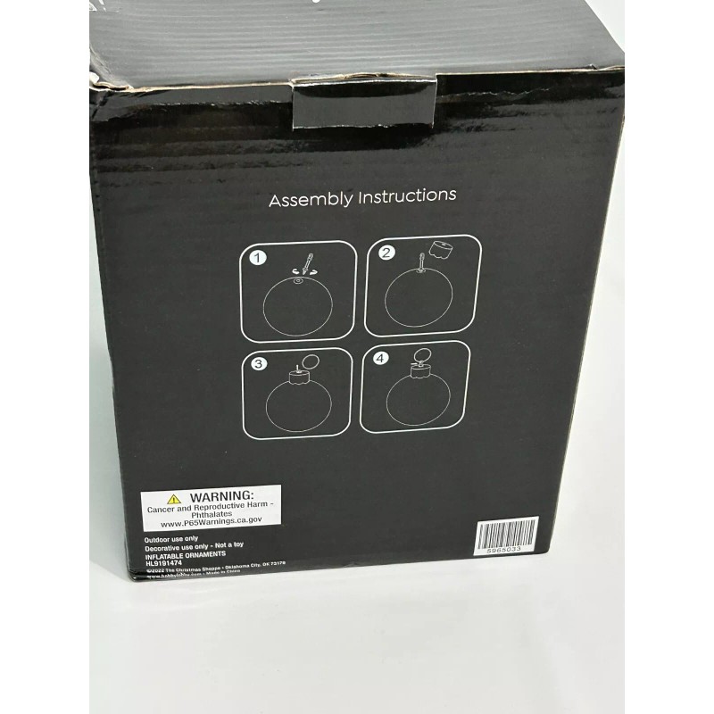 The Christmas Shoppe NEW Extra-Large Inflatable Ornament (Light Green)