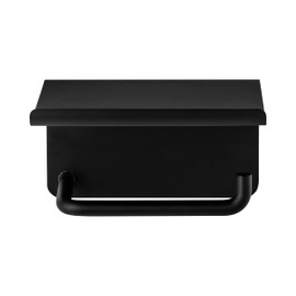 blomus MODO Toilet Paper Holder with Tray - Wall Mounted - Black