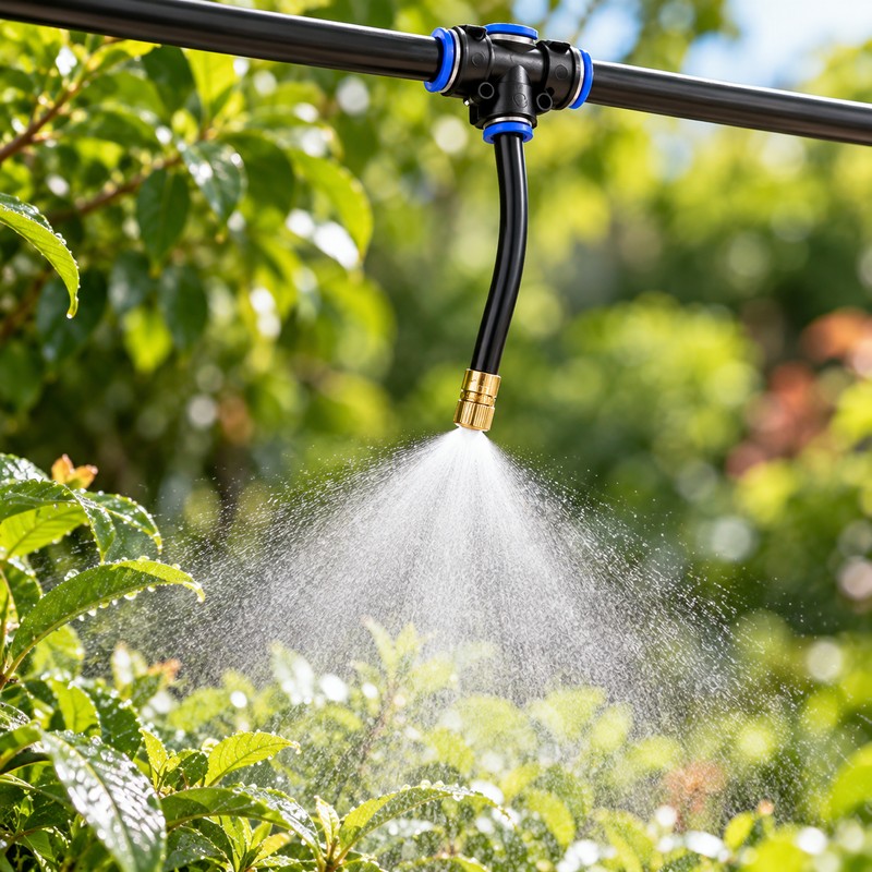 Outdoor Misting System Kit for Garden & Patio Cooling –
