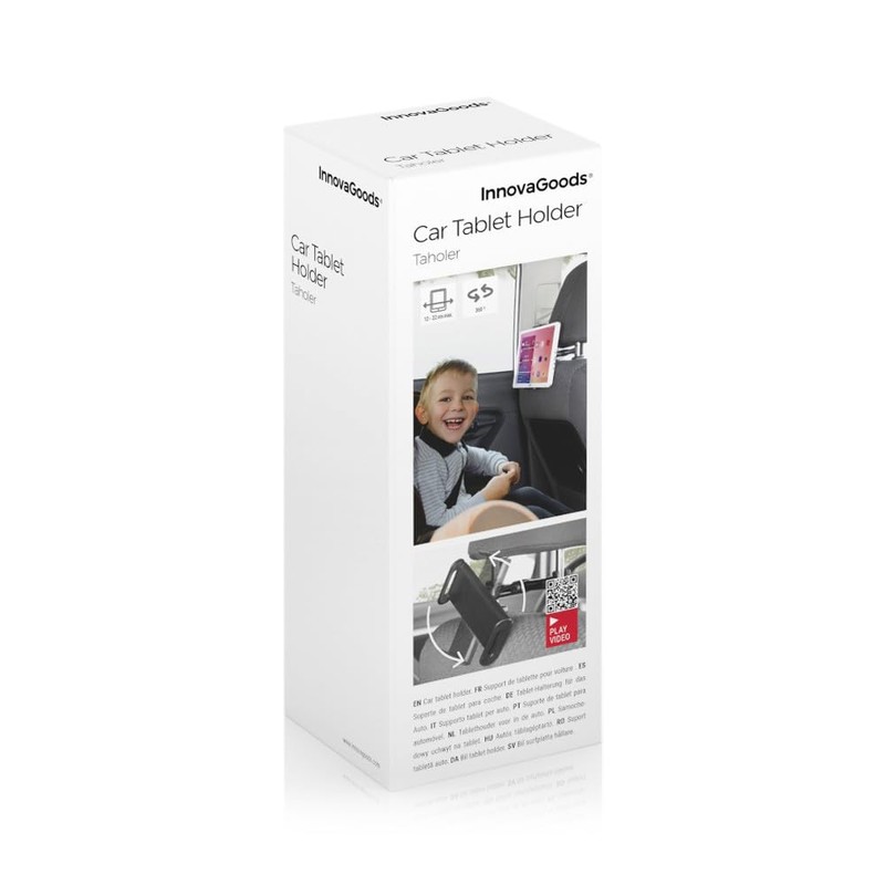 InnovaGoods® Car Tablet Holder Taholer, Practical and Functional, Adjustable, Robust