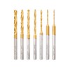 Dremel 628HP 7 Piece Titanium-Coated Rotary Drill Bit Set -
