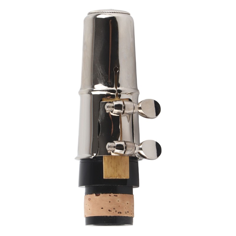 Clarinet Mouthpiece Kit with Ligature and Plastic Cap Portable Black