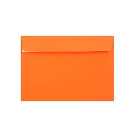 C5 Coloured Envelopes for A5 Greeting Cards Wedding Invitations & Crafts (162x229mm) Pack of 30 (Orange Peel & Seal)