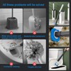 AnMelon Upgraded 24 Pieces Disposable Toilet Brush Replacement Head, Toilet