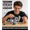 Mini V8 Engine Model Kit That Runs, 770PCS Motorized Building