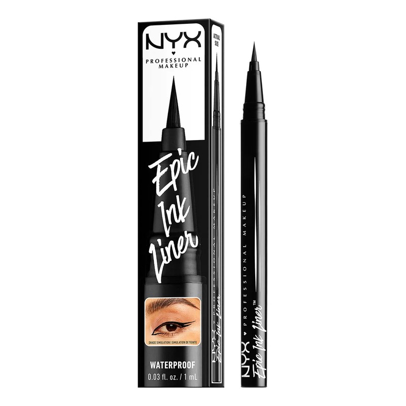 Delineador Líquido NYX Professional Makeup Epic Ink | Tono Black