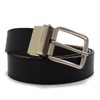 Coach CQ023 AQ0 Men's Belt, Reversible Design, Black x Brown,