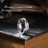 King Will Mens Cubic Zirconia Wedding Ring - Tungsten Carbide