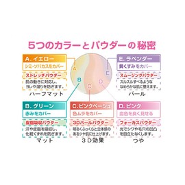 TAKAKO OHASHI Beauty Veil Powder EX 007 Face Powder with Brush 0.4 oz (12 g), Made in Japan Takako Ohashi