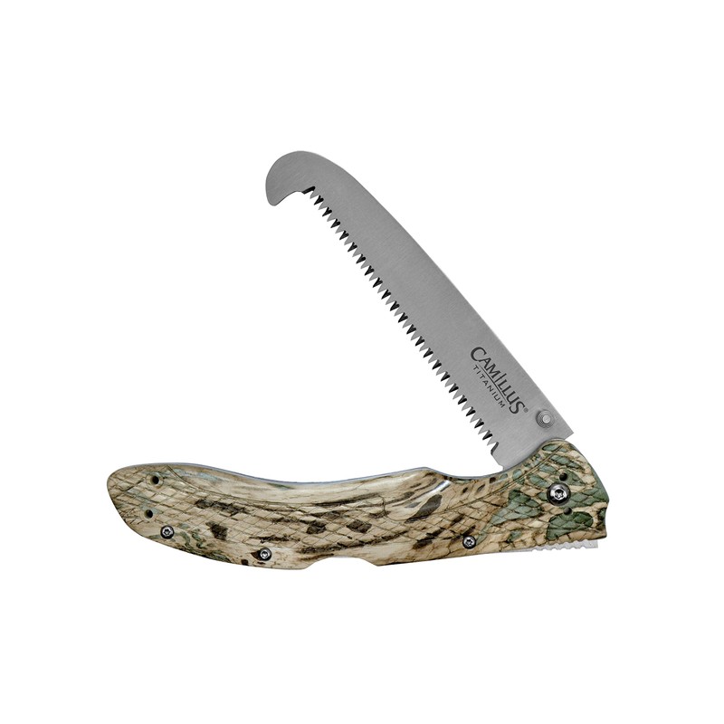 Camillus Cloak 4.25" Titanium Bonded 420 Steel Saw Prym1 Handle