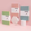 PAPERIDEAS Notebook, A5, Soft Cover, Horizontal Rule, Avocado Green