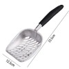katmerio Cat Scoop, Non-Stick Cat Litter Scoop, Robust Aluminium Sieve
