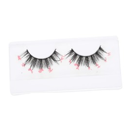 Beavorty Natural False Lashes Long Fake Lash Extensions by Lashes 3D Colorful Butterfly Shimmer for Mom Grandma Wife Girlfriend