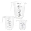 Messbecher Set aus Kunststoff - 3-teilig - Messkanne in 250