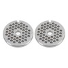 2pcs Meat Grinder Plate Professional Replaceable Efficient Safe Stainless Steel