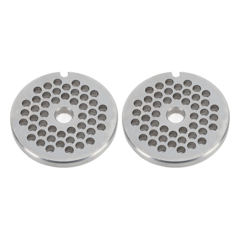 2pcs Meat Grinder Plate Professional Replaceable Efficient Safe Stainless Steel