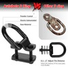 AUTOBOTS 1/2" Heavy Duty Bolt-On Forged D Ring, 12000Lbs Break
