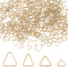 SUNNYCLUE 1 Box 400Pcs Triangle Jump Ring Open Jump Rings