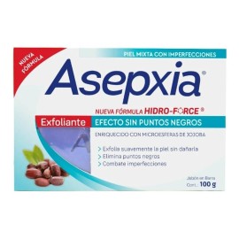 Asepxia Jabón Exfoliante Hidro Force Puntos Negros 100g