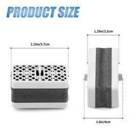 LUBIYACK 2PCS Toilet Deodorizer Filter, Carbon Deodorizing Filters Replacement for Toto Washlet THU9476, S300, S350E,C100, C200, S500E