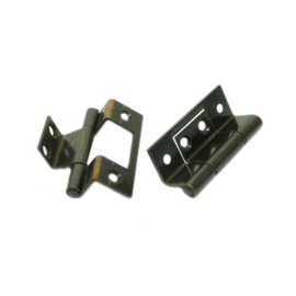 90 Degree Offset Hinges for Wooden Box Hinges 2 Inch Long X 5/8 Inch Width - 90° Inside Stop Offset Hinge Black Bronze Hinges Bench Lid Wooden Box Chest Cabinet (10 Hinges)