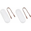 Raspador de Lengua de Acero Inoxidable (Paquete de 2)