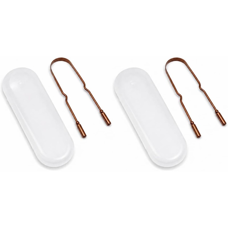 Raspador de Lengua de Acero Inoxidable (Paquete de 2)